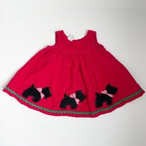 Vintage Samara Corduroy Scottie Dress